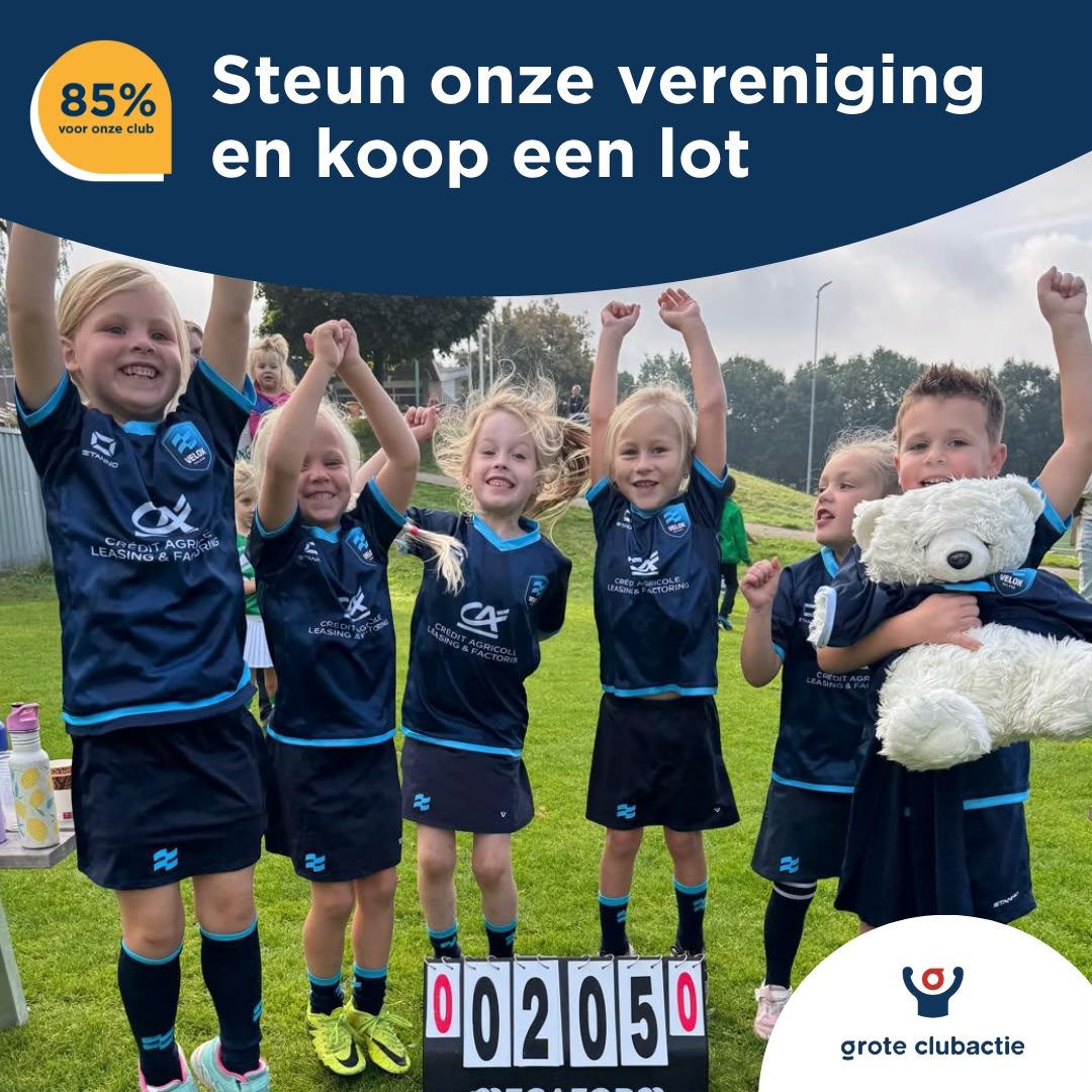 Grote Clubactie: Steun de jeugd van Velox Nuland!
